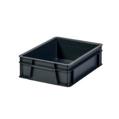 Euro Stacking Box 9 Ltr Solid Grey - 400 x 300