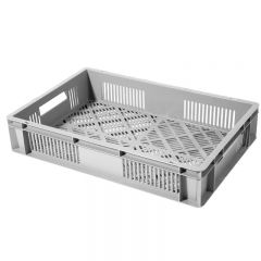 Schoeller Allibert 28 Ltr Perforated Grey Stacking Box
