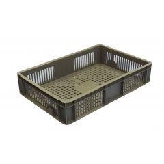 Euro Stacker 23 Ltr Perforated Grey - 600 x 400