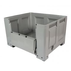Solid pallet box with drop door 1200x1000x760mm