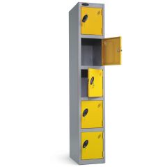 Five Compartment Locker - 305x305x1780mm