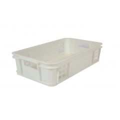 Food Stacking Box 28.5 Ltr Perforated White - Alison Handling