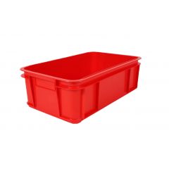 Food Stacking Box 38 Ltr Solid Red - Alison Handling