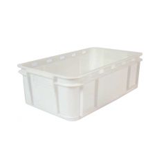 Food Stacking Box 38 Ltr Solid White - Alison Handling