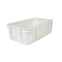 Food Stacking Box 38 Ltr Solid White - Alison Handling