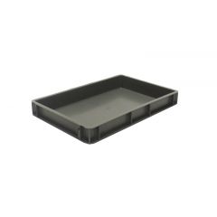 Euro Stacking Box 12 Ltr Solid Grey - 600 x 400