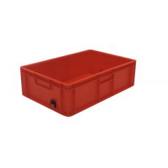 Euro Stacking Box 34 Ltr Solid Red - 600 x 400
