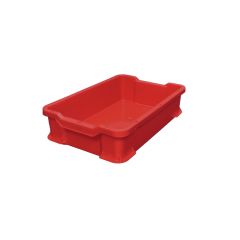 Stacking Container 24 Ltr Solid Red - 600 x 400