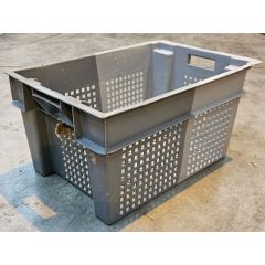 Perforated Stack Nest Box (50L, Grey) 600 x 400 x 300mm *£4.00*