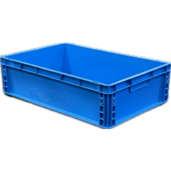 Euro Stacking Box 34 Ltr Solid Blue - 600 x 400