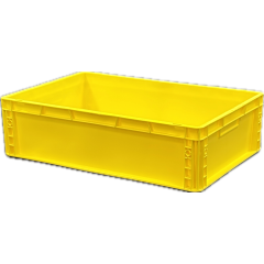 Euro Stacking Box (30L, Yellow) 600 x 400 x 170mm