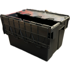 Eco Lidded Box (67L, Black) 600 x 400 x 368 mm *£7.50*