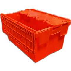 Lidded Box (56L, Red) 600 x 400 x 308 mm *£7.50*