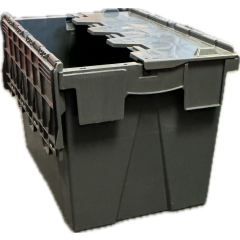 Eco Lidded Box (70L, Grey) 600 x 400 x 400 mm *£7.50*