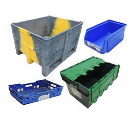 USED PLASTIC BOXES