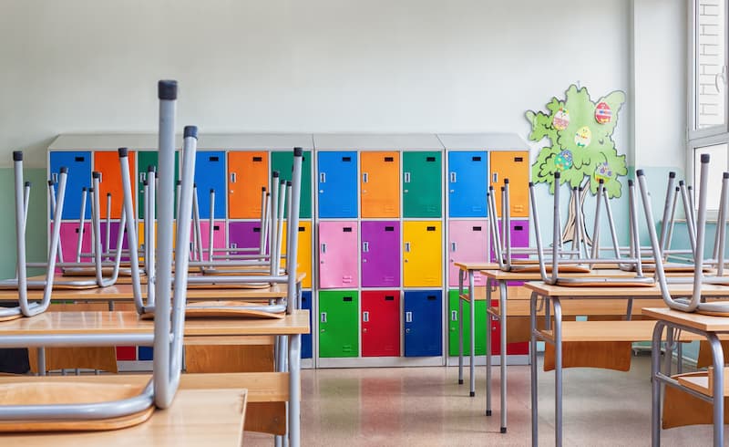 metal lockers in schools